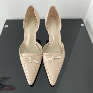 Ann Taylor Ashley Rye Leather Pumps